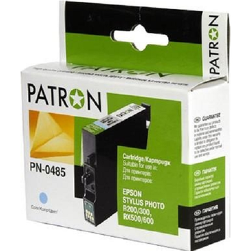 Тонер-картридж Patron для EPSON R200/300 (PN-0485)L/CYAN (CI-EPS-T048540-LC-PN)