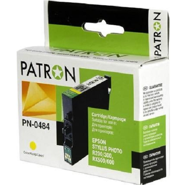 Тонер-картридж Patron для EPSON R200/300 (PN-0484) YELLOW (CI-EPS-T048440-Y-PN)