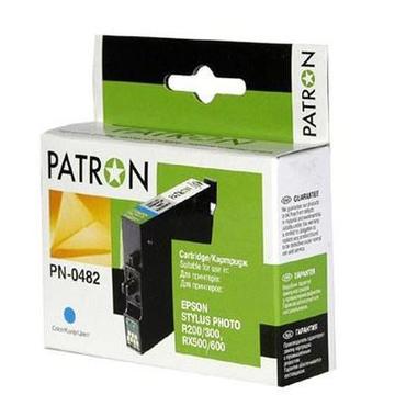 Тонер-картридж Patron для EPSON R200/300 (PN-0482) CYAN (CI-EPS-T048240-CY-PN)