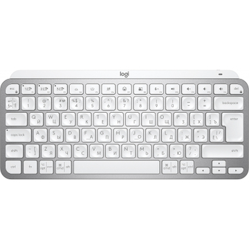 Клавіатура Logitech MX Keys Mini Minimalist Wireless Illuminated (920-010502) Pale Grey Bluetooth