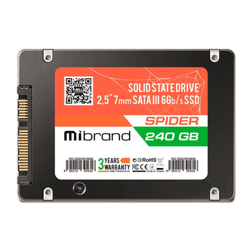 SSD накопитель Mibrand Caiman 256 GB (MI2.5SSD/CA256GB)