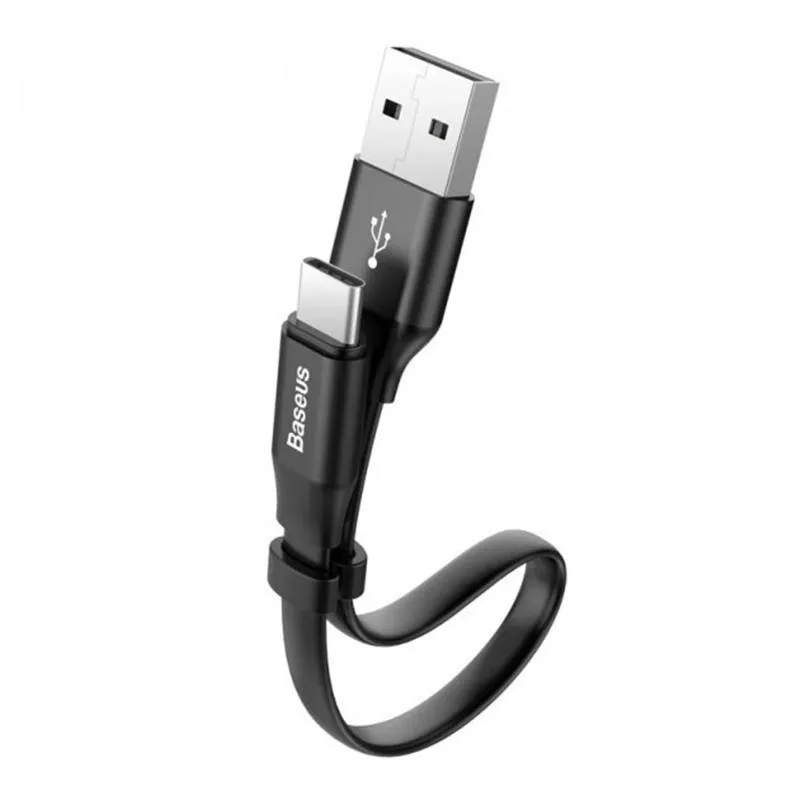 Кабель синхронізації Baseus Nimble-USB-C 0.23м Black (CATMBJ-01)