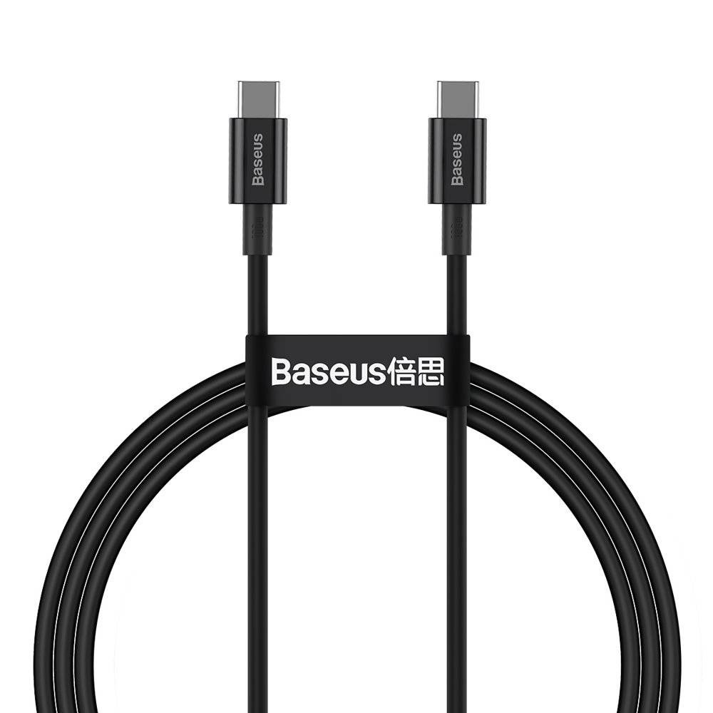 Кабель синхронізації Baseus Superior Fast Charging-C-USB-C 2м Black (CATYS-C01)