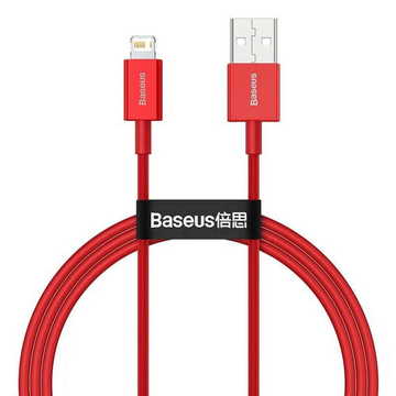 Кабель синхронізації Baseus Superior Fast Charging-Lightning 1м Red (CALYS-A09)