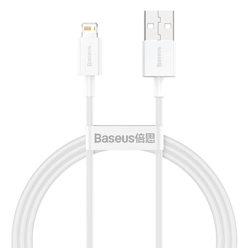 Кабель синхронізації Baseus Superior Fast Charging-Lightning 1м White (CALYS-A02)