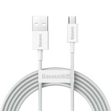 Кабель синхронізації Baseus Superior Fast Charging-microUSB 2м White (CAMYS-A02)