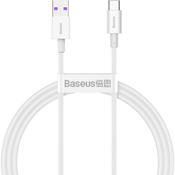 Кабель синхронізації Baseus Superior Fast Charging-USB-C 1м White (CATYS-02)