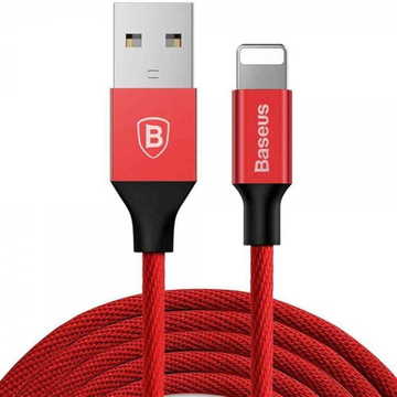 Кабель синхронізації Baseus Yiven-Lightning 1.2м Red (CALYW-09)