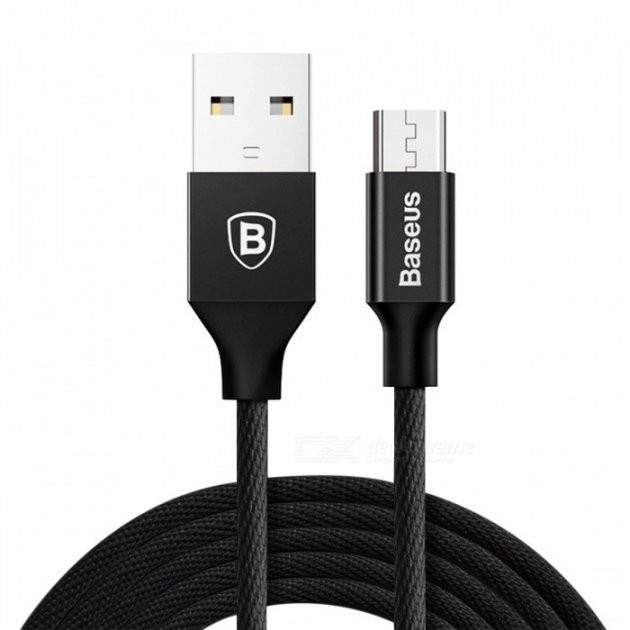 Кабель синхронізації Baseus Yiven-microUSB 1м Black (CAMYW-A01)