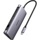 Аксессуар для наушников UGREEN 9-in-1 HDMI Ethernet USB-C Hub (40873)