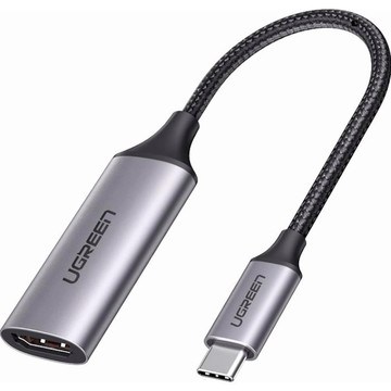 Адаптер и переходник UGREEN USB 2.0 Type C  to HDMI V2.0 4K@60Hz 10 См CM297 Silver