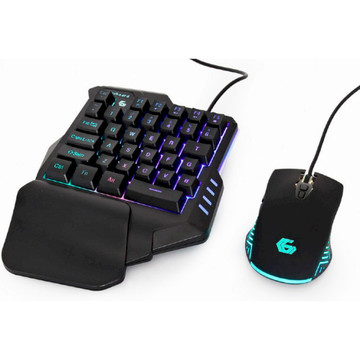 Комплект (клавіатура і мишка) Gembird GGS-IVAR-TWIN Black USB