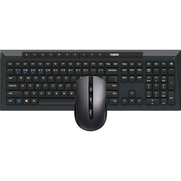 Комплект (клавіатура і мишка) Rapoo 8210M Wireless Black
