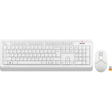 Комплект (клавиатура и мышь) A4Tech FG1012 White USB