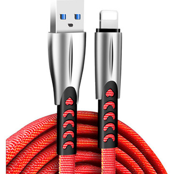 Кабель синхронизации ColorWay USB-Lightning Red (CW-CBUL010-RD)