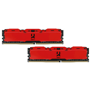Оперативная память GOODRAM 16 GB 2x8GB IRDM X Red (IR-XR3200D464L16SA/16GDC)