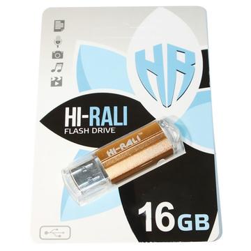 Флеш пам'ять USB 16GB Hi-Rali Corsair Series Bronze (HI-16GBCORBR)