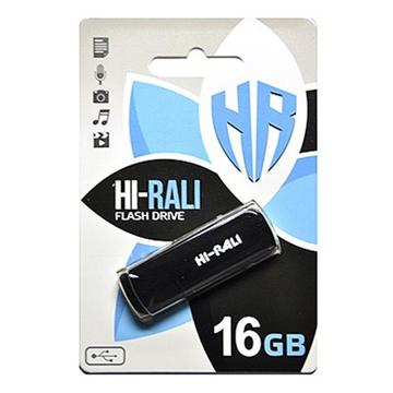 Флеш память USB 16GB Hi-Rali Taga Series Black (HI-16GBTAGBK)