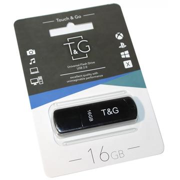 Флеш пам'ять USB 16GB T&G 011 Classic Series Black (TG011-16GBBK)