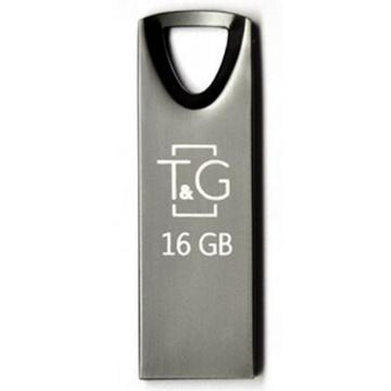 Флеш пам'ять USB 16GB T&G 117 Metal Series Black (TG117BK-16G)