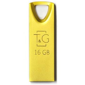 Флеш пам'ять USB 16GB T&G 117 Metal Series Gold (TG117GD-16G)