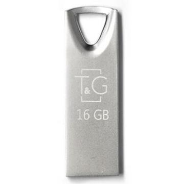Флеш пам'ять USB 16GB T&G 117 Metal Series Silver (TG117SL-16G)