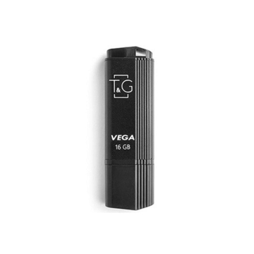 Флеш пам'ять USB 16GB T&G 121 Vega Series Black (TG121-16GBBK)