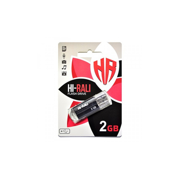 Флеш память USB 2GB Hi-Rali Corsair Series Black (HI-2GBCORBK)