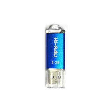Флеш память USB Hi-Rali 2GB Rocket Series Blue USB 2.0 (HI-2GBRKTBL)