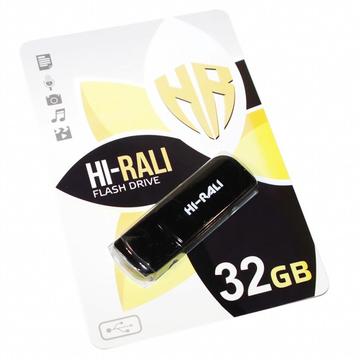 Флеш память USB Hi-Rali 32GB Taga Series Black USB 2.0 (HI-32GBTAGBK)