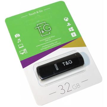 Флеш память USB T&G 32GB 011 Classic Series Black USB 2.0 (TG011-32GBBK)