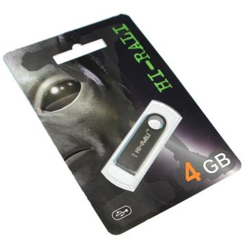 Флеш пам'ять USB 4GB Hi-Rali Shuttle Series Black (HI-4GBSHBK)