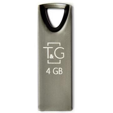 Флеш пам'ять USB 4GB T&G 117 Metal Series Black (TG117BK-4G)