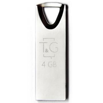 Флеш пам'ять USB 4GB T&G 117 Metal Series Silver (TG117SL-4G)