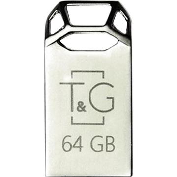 Флеш память USB T&G 64GB 110 Metal Series Silver USB 2.0 (TG110-64G)