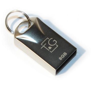 Флеш память USB T&G 8GB 106 Metal Series Silve USB 2.0 (TG106-8G)