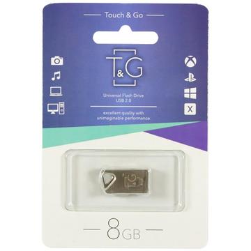 Флеш пам'ять USB 8GB T&G 109 Metal Series Silver (TG109-8G)