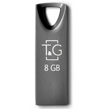 Флеш пам'ять USB 8GB T&G 117 Metal Series Black (TG117BK-8G)