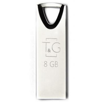 Флеш память USB T&G 8GB 117 Metal Series Silver USB 2.0 (TG117SL-8G)