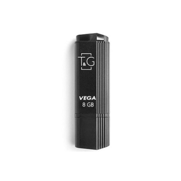 Флеш пам'ять USB 8GB T&G 121 Vega Series Black (TG121-8GBBK)