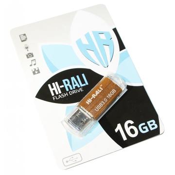 Флеш пам'ять USB 16GB Hi-Rali Corsair Series Gold (HI-16GB3CORGD)