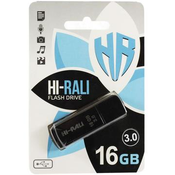 Флеш пам'ять USB 16GB Hi-Rali Taga Series Black (HI-16GB3TAGBK)