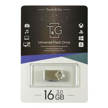 Флеш пам'ять USB 16GB T&G 106 Metal Series Silver (TG106-16G3)