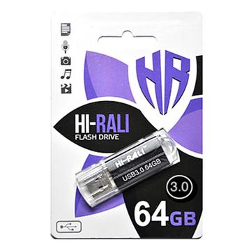 Флеш пам'ять USB 64GB Hi-Rali Corsair Series Black (HI-64GB3CORBK)