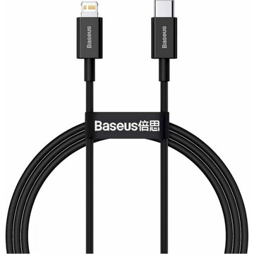 Кабель USB Baseus Superior Fast Charging USB-C-Lightning 2м Black (CATLYS-C01)