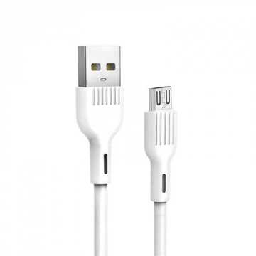 Кабель синхронизации SkyDolphin S03V USB - microUSB 1м White (USB-000421)