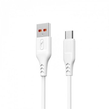 Кабель синхронизации SkyDolphin S61V USB - мicroUSB 1м White (USB-000449)