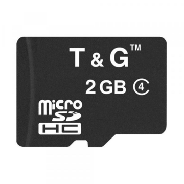 Карта памяти MicroSDHC 2GB Class 4 T&G (TG-2GBSD-00)