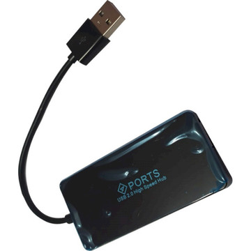 USB Хаб USB 2.0 Atcom TD4005 4хUSB2.0 Black (AT10725)