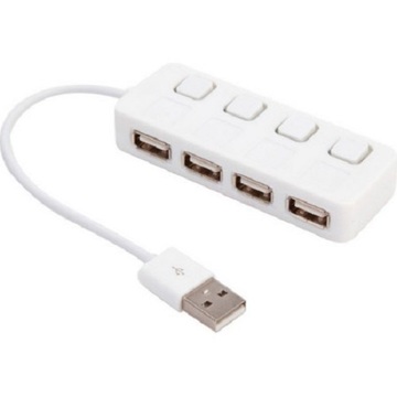USB Хаб Voltronic YT-H4L-W/01646 4хUSB2.0 White
